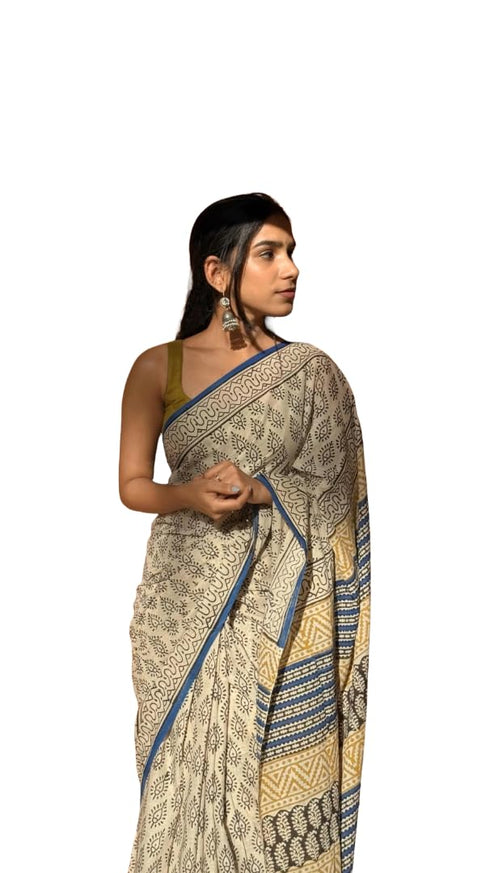 Vasthrlay Traditional Matching Unstitched Attached