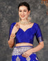 Vasthrlay Womens Jacquard Unstitched Maroon Saree
