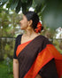 Vasthrlay Orange Kanjivaram Wedding Saree