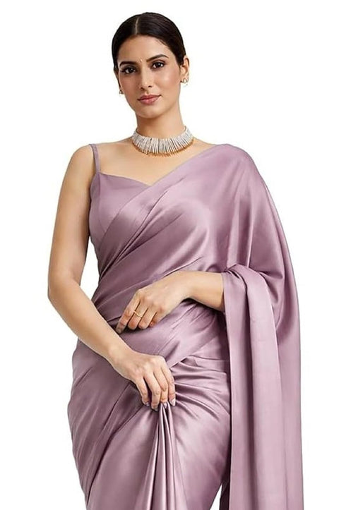 Vasthrlay Lavender Pleated Readymade Unstitched Ethnic Wear