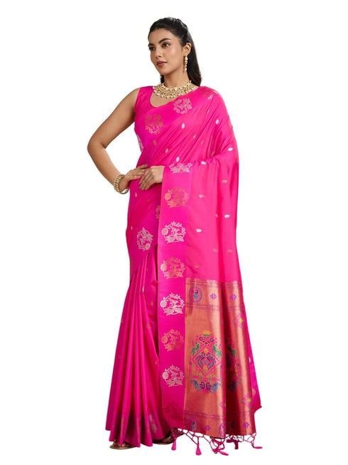 Vasthrlay Banarasi Jacquard Paithani