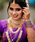 Vasthrlay Purple Saree