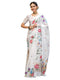 Vasthrlay Printed White1 White Saree
