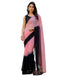 Vasthrlay Womens Georgette Unstitched Yellow Saree