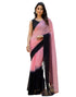 Vasthrlay Womens Georgette Unstitched Yellow Saree