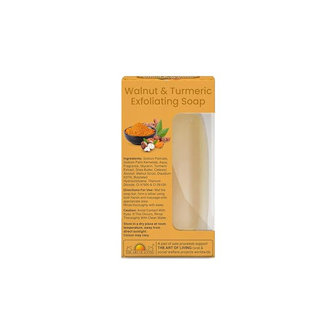 Sri Sri Tattva Walnut & Turmeric Exfoliating Soap