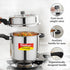 Prestige 3 Litre Stainless Steel Deluxe Alpha Svachh Outer Lid Pressure Cooker