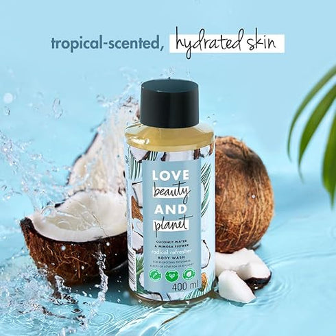Love Beauty And Planet Coconut Water and Mimosa Flower Body Wash