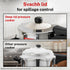 Prestige 3 Litre Stainless Steel Deluxe Alpha Svachh Outer Lid Pressure Cooker