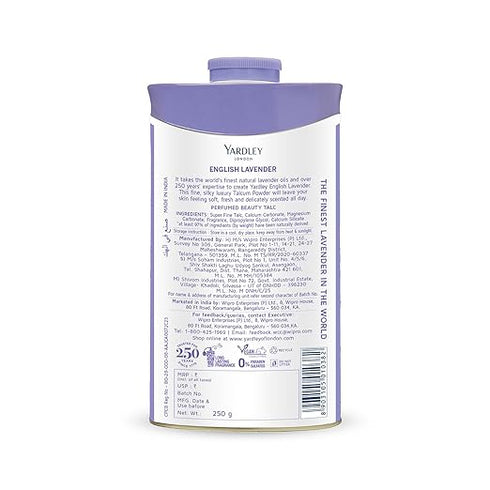 Yardley London English Lavender Perfumed Talc Powder