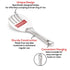 HAZEL Stainless Steel Rice Panja Paddle Scooper Spatula Server