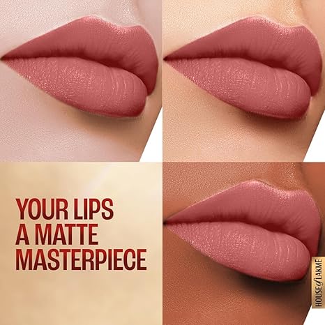Lakme 9TO5 Primer + Matte Lipstick|Blushing Nude