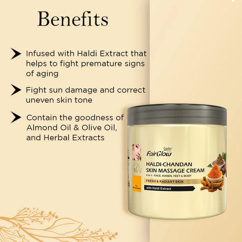Corlin FairGlow Haldi Chandan Skin Massage Cream