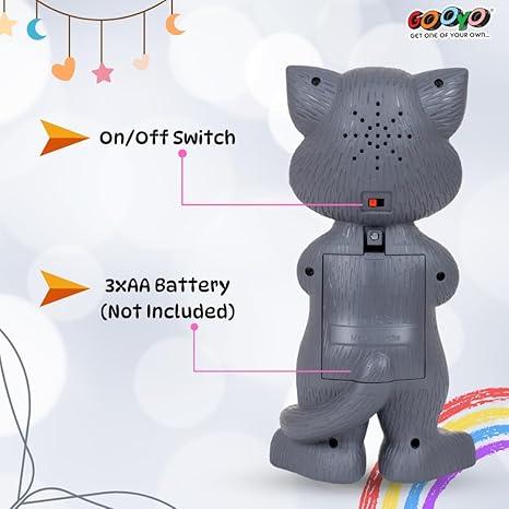 Gooyo GY-838-17/18 Electronic Pet Talking Toy Cat for Kids