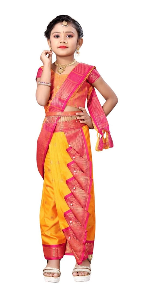 Vasthrlay Paithani Maharashtrian Contrast Traditional