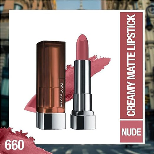 Maybelline Creamy Matte Lipstick / 660 Touch of Spice