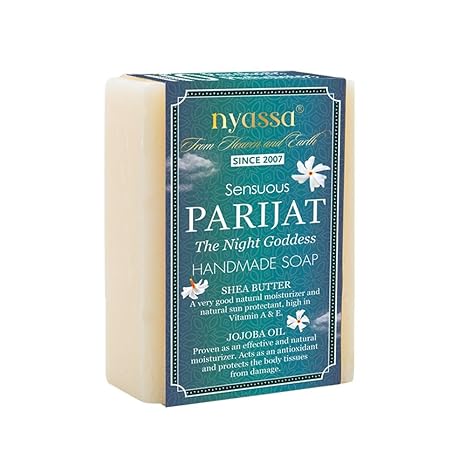 Nyassa Luxurious Parijat Handmade Natural Bathing Soap