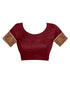 VasthrlayWomen's Maroon Kanchipuram Saree