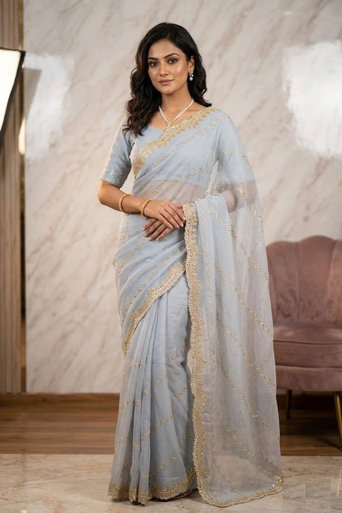 Vasthrlay Embroidered Swarovski Ethnic Wear