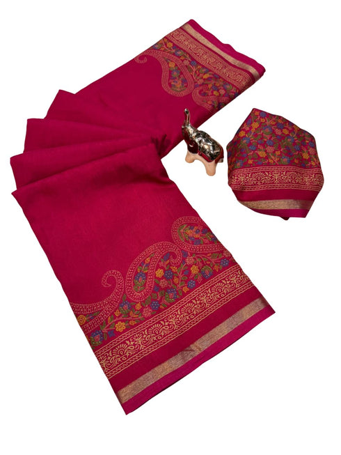 Vasthrlay Kalamkari Printed Saree