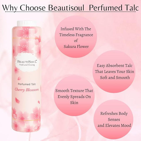 Beautisoul Cherry Blossom Talcum Powder
