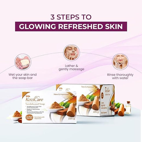 Kozicare Kojic Acid & Glutathione Sandal Soap
