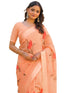 Vasthrlay Printed Tassels Beige Saree