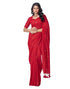 Vasthrlay Womens Sequence Unstitched Red Saree