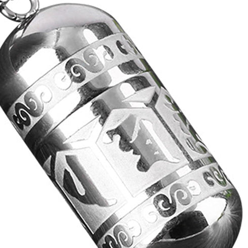 Engraved Openable Creative Perfume Bottle Memorial Urn Pendant Necklace