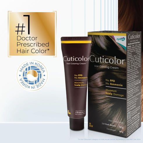 Cuticolor Permanent Hair Color Cream