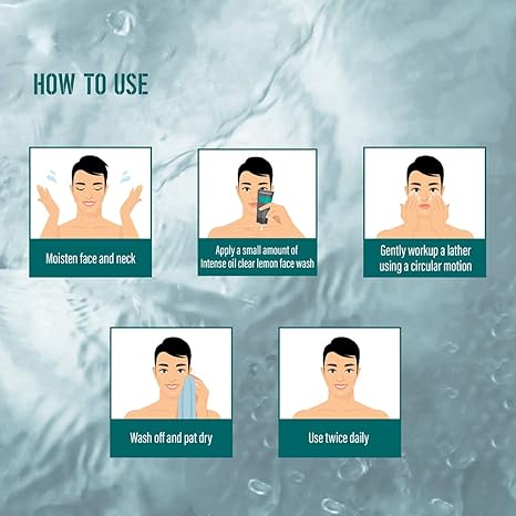 Himalaya Men Intense Oil Clear Lemon Face Wash