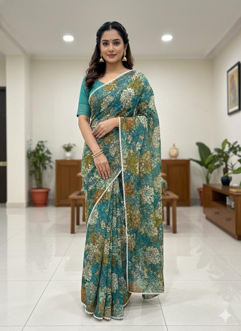 Vasthrlay Georgette Unstitched Lightweight Lightrama