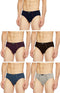 Dixcy Scott Plain/Solid Assorted Cotton Men's Briefs/Underwear - Pack of 5 (#Salsa-Brief-95 CM) (Color & Prints May Vary)