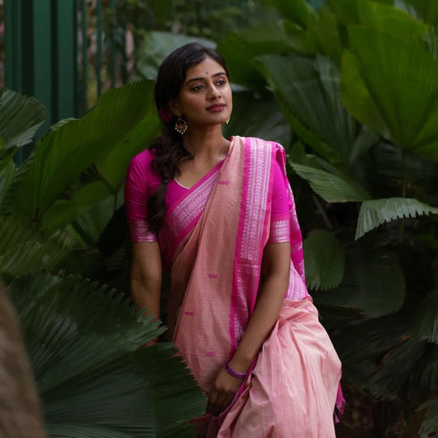 Vasthrlay Black Kanjivaram Traditional Saree
