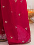 Vasthrlay Sequins Embroidery Green Saree