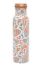 Pure Copper Designer Water Bottle | 1000ml
