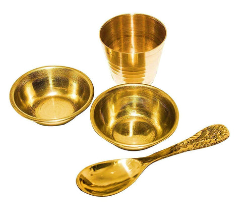 Brass Laddu Gopal Thali Set 0.06Kg