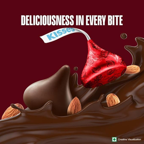 Hershey's Kisses Special Dark N Almonds Dark Chocolate Pack