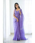 Vasthrlay Banarasi Printed Unstitched Saree