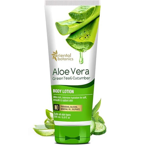 Oriental Botanics Aloe Vera|Green Tea|Cucumber Body Lotion