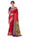 Vasthrlay Banarasi Weaving Navy Navy Blue Saree