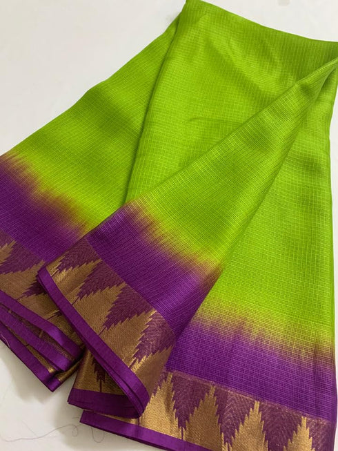 Vasthrlay Purple Handloom Saree