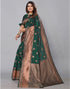 Vasthrlay Banarasi Unstitched Saree