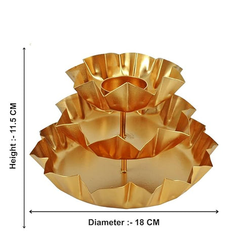 CraftVatika Urli Bowl with Tealight Candle Holder