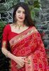 Vasthrlay Kanjivaram Traditional Bandhani Unstiched