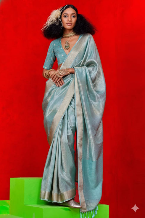 Vasthrlay Banarasi Unstitched Saree