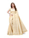 Vasthrlay Cotton Printed Mulmul Beige Saree