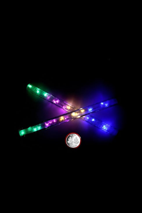 Anshri Light Dandiya Stick | Garba Sticks With Silver Color