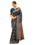 Vasthrlay Banarasi Weaving Yellow Saree