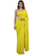 Vasthrlay Yellow Georgette Unstitched Saree